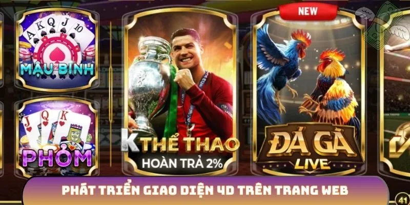 Phát triển giao diện 4D trên trang web