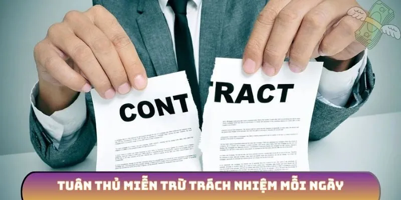 Tuân thủ miễn trừ trách nhiệm mỗi ngày